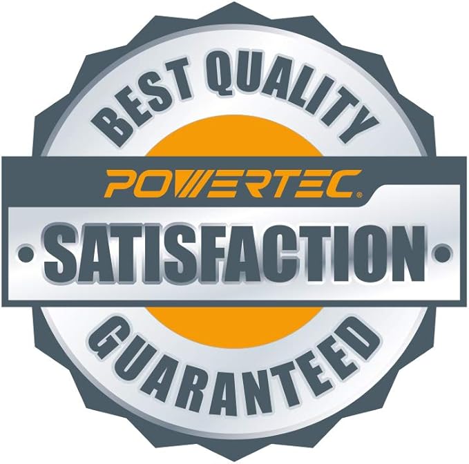 POWERTEC 45812, 6" x17 Holes, 120 Grit, A/O Hook and Loop Disc for Festool RO150 / ETS 150 Sander, Red, 50PK