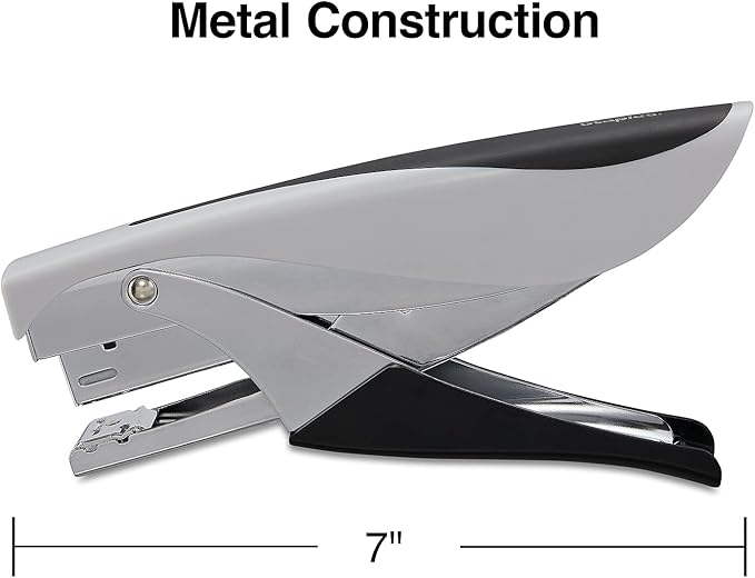 Staples Deluxe Plier Stapler, 20‑Sheet Capacity, Black/Gray, 3‑Pack – Handheld Office Staplers
