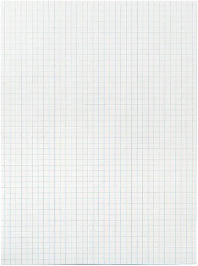 School Smart Graph Paper, 1/4 Inch Rule, 9 x 12 Inches, White, Pack of 500