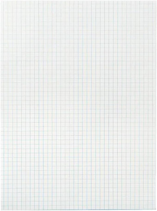 School Smart Graph Paper, 1/4 Inch Rule, 9 x 12 Inches, White, Pack of 500