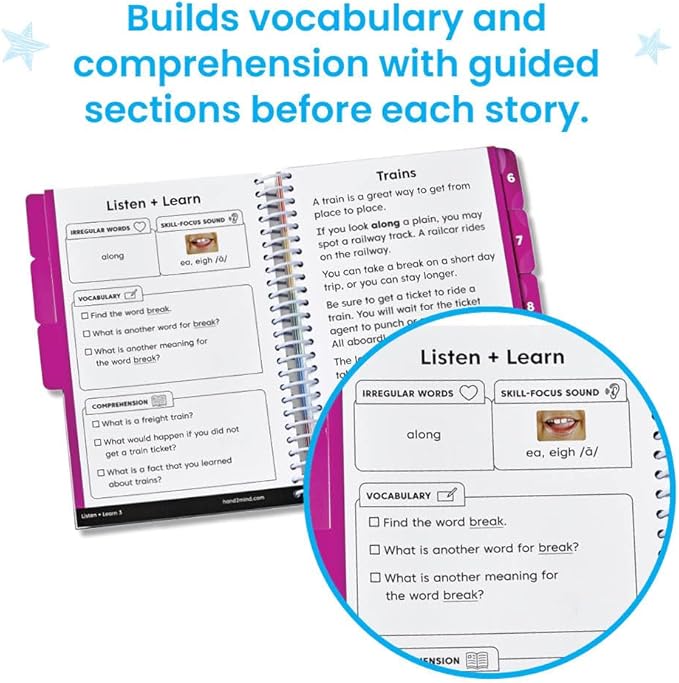 hand2mind Guided Phonics + Beyond Decodable Books Unit 6, Books for Beginning Readers, Science of Reading Classroom Materials, Learn to Read Leveled Readers, Preschool Curriculum for Teachers