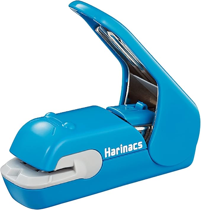 Kokuyo Stapleless Stapler, Harinacs Desktop & Handheld Staple-Free, Up to 5 Sheets No Staple Binding, Portable Compact Holeless Stapler, Blue, Japan Import (SLN-MPH105B)