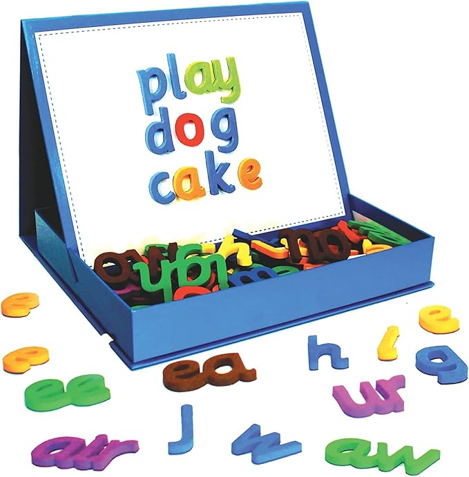 Junior Learning Rainbow Phonics - Magnetic Letters, Multi, Model:JL194,White,1.8 H x 10.2 L x 8 W
