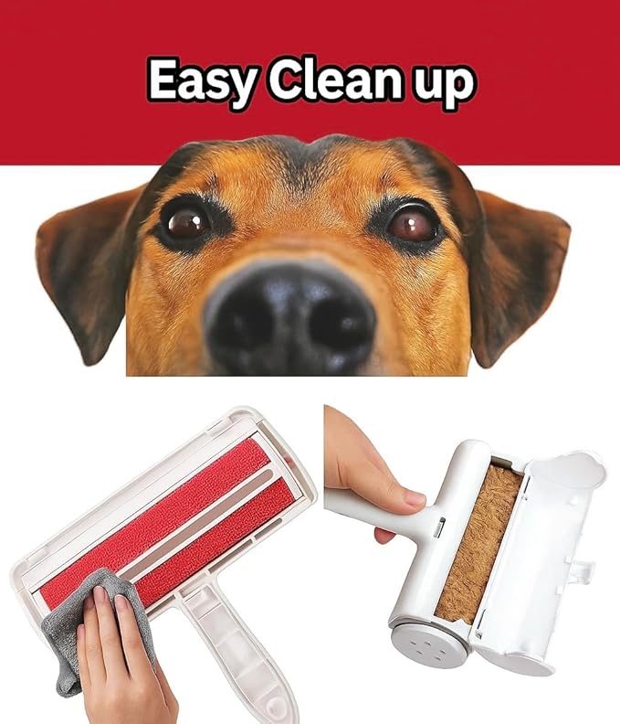 GajetNest Pet Hair Remover Roller Resuable Lint Roller, Cat and Dog Hair Remover for Couch, Carpet, Clothing, Bedding and Furniture Portable Design Easy to Use Fur Removal Tool