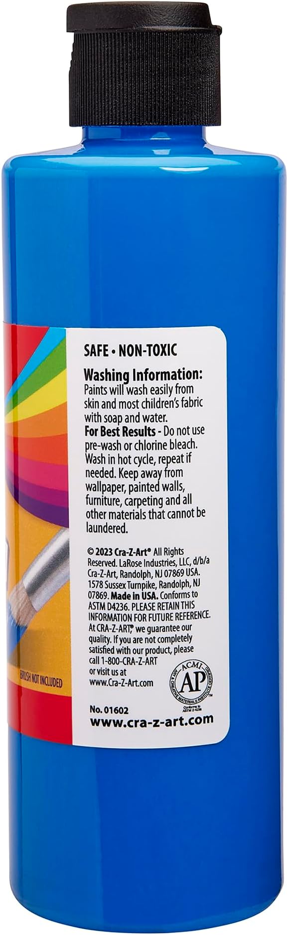 Cra-Z-Art POP! Neon Washable Tempera Paint For Kids Bulk Pack 10ct, Assorted Fluorescent Colors Tempera Paint Set 8oz each bottle, Back To School Teachers Supplies