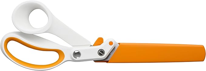 Fiskars Amplify RazorEdge Fabric Scissors - 10" Heavy Duty Fabric Shears with SoftGrip Ergonomic Handle, Premier Grade Stainless Steel Blades