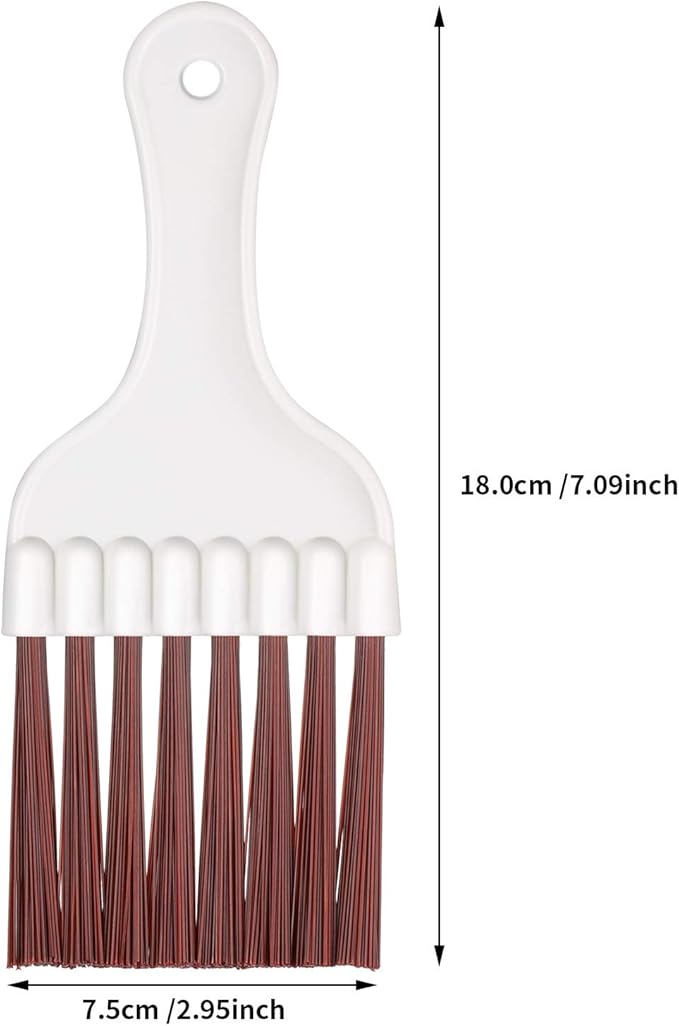 2 Pcs Air Conditioner Condenser Fin Brush Ac Coil Cleaner Brush for Refrigerator Coil(2)
