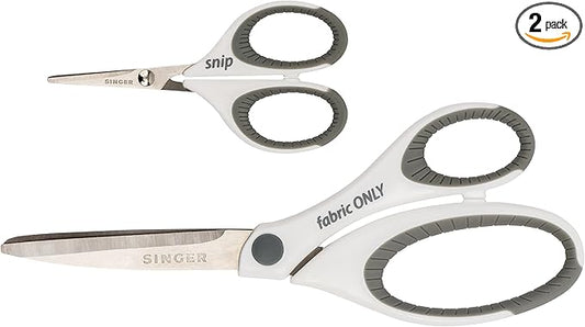 SINGER 07175 Sewing and Detail Scissors Set with Comfort Grip