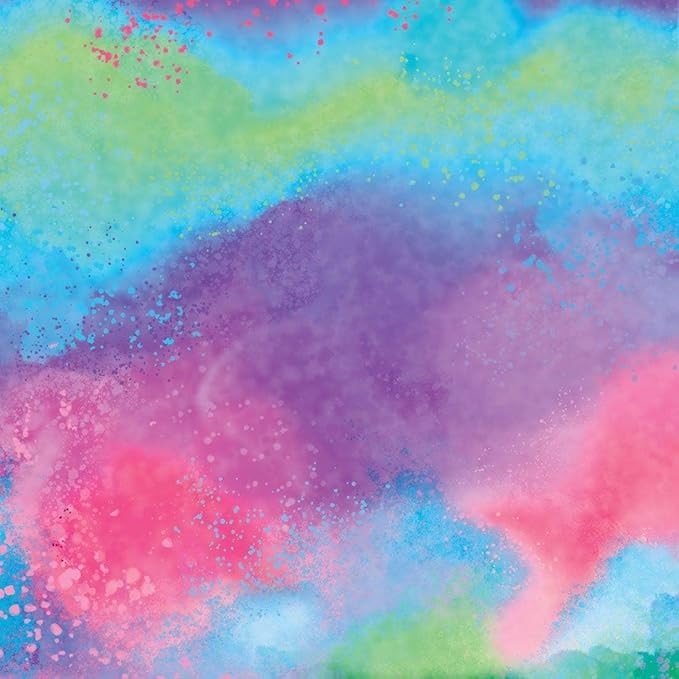 Cricut Infusible Ink Transfer Sheets -2 Sheets 12" x 12" - Watercolor Splash Pattern - for Cricut EasyPress, Maker, Explore Air 2