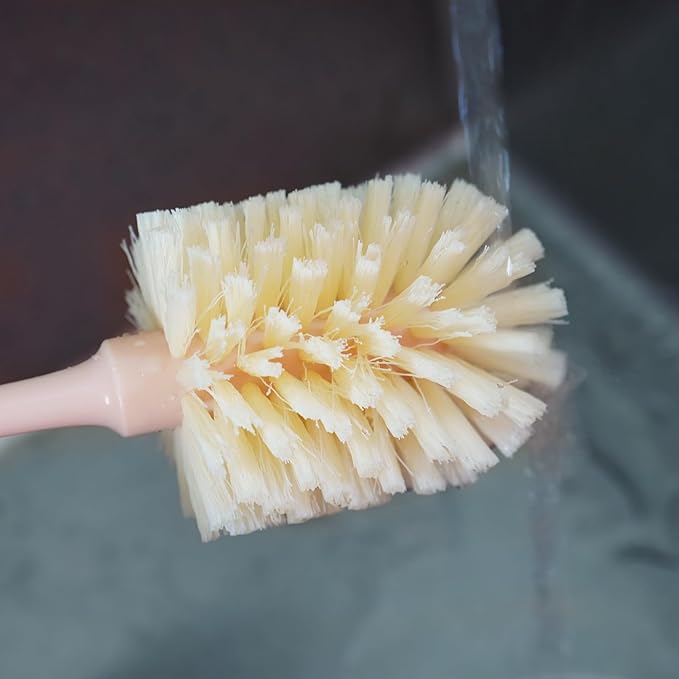 Long Bottle Brush, 12.59 in Bendable Cleaner Brushes for Cleaning Neck Beer Bottles, Wine, Baby Bottles, Water Bottles, Tumblers, Flask, Bird Feeder, Vase, Pipes and Brewing Supplies White/1Pack