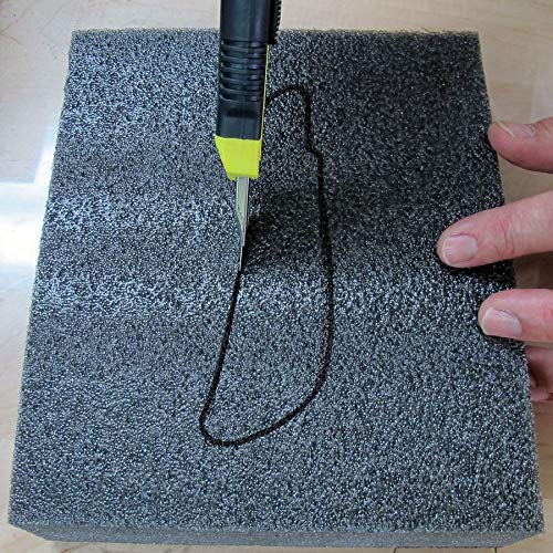 FastCap Kaizen Foam Sheet for Tool Organizers and Storage - Perfect for Professional Contractors and Technicians - 57mm Thickness, 2' x 4' Sheet Size, Black & White