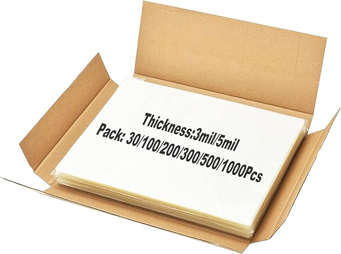 Thermal Laminating Pouches, 300 Pack Laminating Sheets for Use with Thermal Laminators, 9 x 11.5 Inches, Letter Size Sheets, 5 mil Thickness