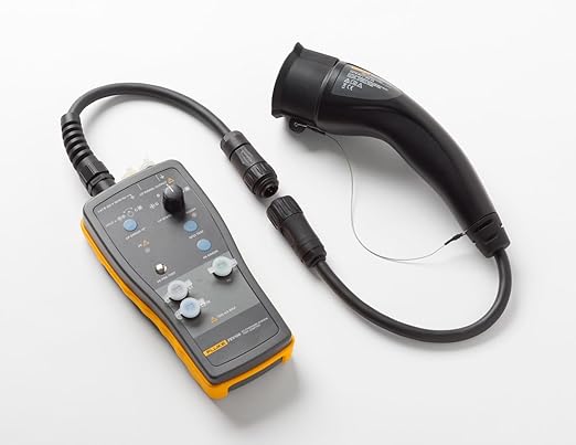 Fluke FEV100/TY 1 Kit for Electrical Vehicle Charging Station Testing, with Type 1 Plug for EVSE, 87V Multimeter, and TL224 Test Leads