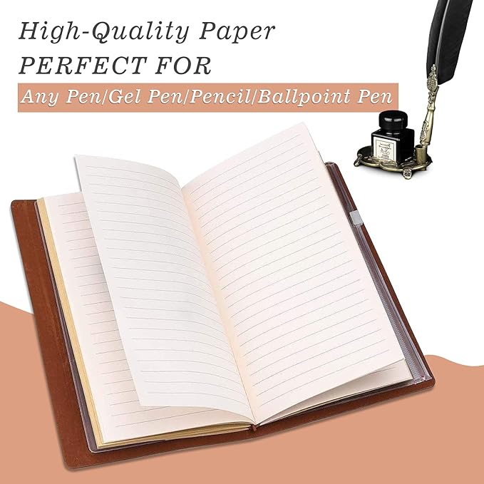 PRSTENLY Graduation Gifts Leather Journal, Graduation Gifts for Her Him 140 Page Refillable Journal, 2025 High School College Masters Degree Phd Nurse Graduation Gift Ideas for Women Men