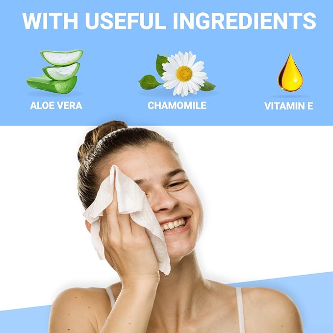 Drench Luxury Rinse Free No Alcohol Shower Wipes for Elderly Bedridden & Adults - Hassle-free No Water Disposable Bathing & Cleansing Body Wipes - Microwavable (60 Pack)