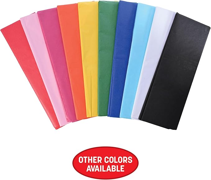 Beistle Green Tissue Paper Sheets – 96 Pack, Bulk Square Craft Tissue, Gift Wrapping for Bags, Boxes, DIY Crafts, Packaging Filler for Retail Displays, Shipping, Parties & Decorative Use, 20” x 20”