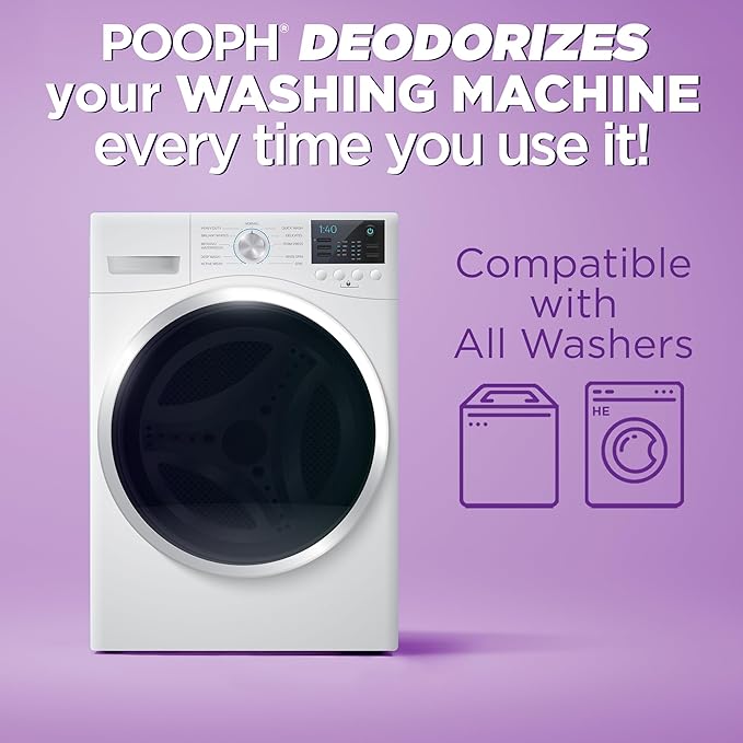 Pooph Pet Odor Eliminator & Pooph Laundry Additive - 2-32oz Bottles - Eliminates Odors at the Molecular Level, Dogs, Cats, Freshener, Eliminator, Urine, Poop, Pee, Deodorizer, Puppy, Fresh, Clean