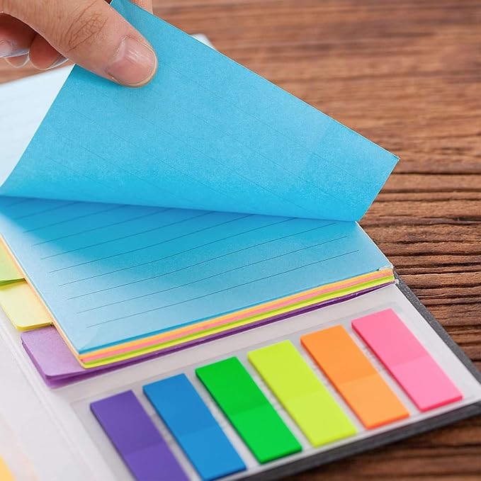 Sticky Notes Set, Tabs, 410 Pack, Divider, School Supplies, Office Supplies, Planner CEO, Sticky Note Dividers Tabs, Book Notes, Bible Sticky Notes