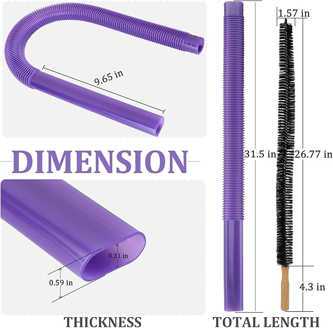 Dryer Vent Lint Vacuum Atttachments for Dyson Gen 5 V15 V12 V11 V10 V8 V7 Detect Absolute Cyclone Outsize Slim Vacuum Cleaner Nozzle Crevice Flexible Dryer Lint Remove Tool Cleaner Kit