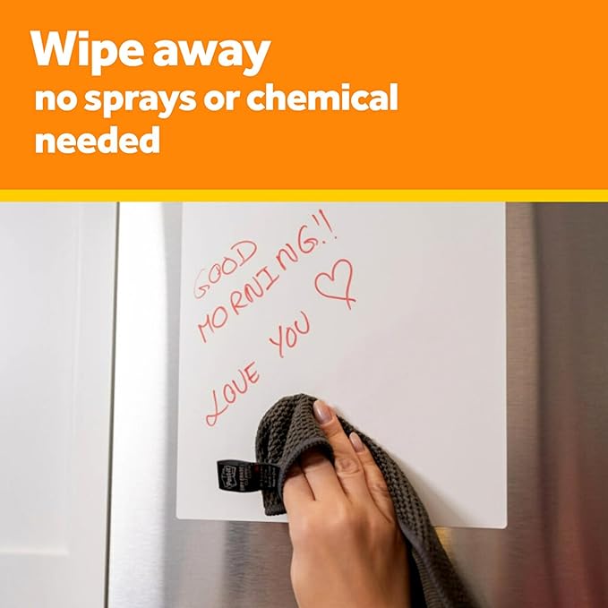 Post-it Dry Erase Sheets, 7 in x 11.3 in, 24 Sheets, Sticks Securely and Removes Cleanly