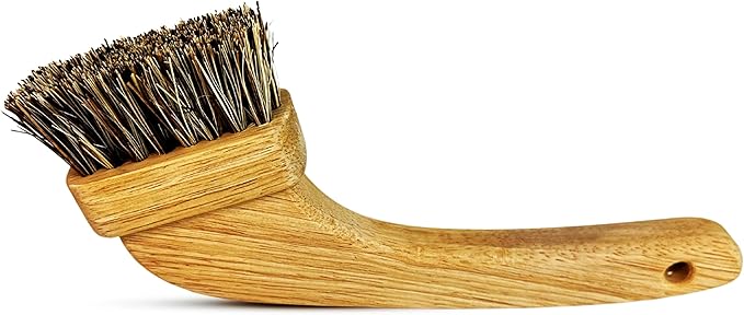 All-Natural Grout Brush Set | Wooden Cleaning Brush for Tile and Floor | Durable Floor Scrubber for Bathroom and Kitchen | Eco-Friendly Household Cleaning Tools – Pack of 2