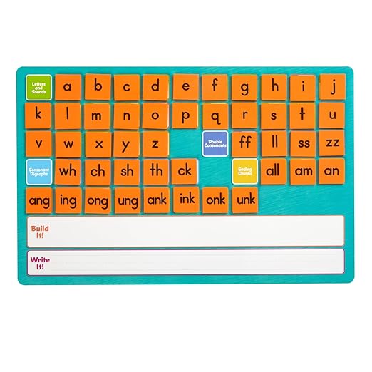Really Good Stuff Really Good Phonics Magnetic Sounds Word Building Kit - Set of 6