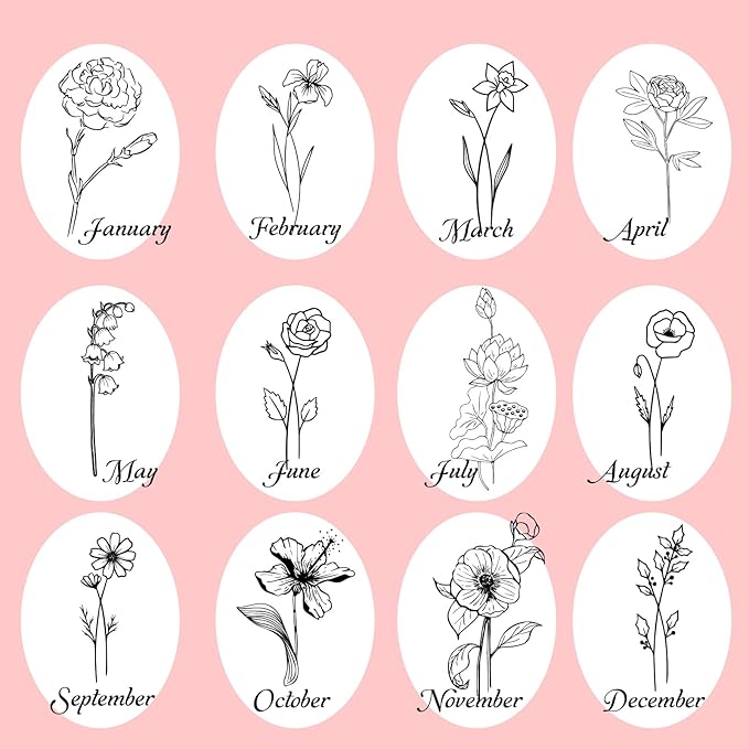 Personalized Journal Notebook with Birth Flower, Your Name/Text - A6/A5 192 Lined Pages Customizable Notebooks for Work School Business Church Gift for Birthday Graduation