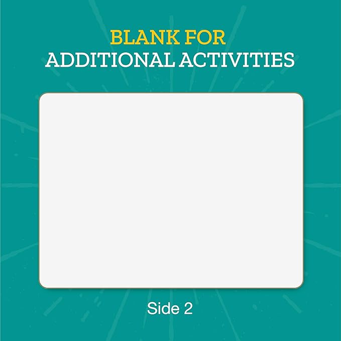 Really Good Stuff Place Value Dry Erase Boards, 12" by 9" -Set of 6- Help Students Write Large Numbers in Standard, Word, Expanded Forms, Double-Sided Practice Boards