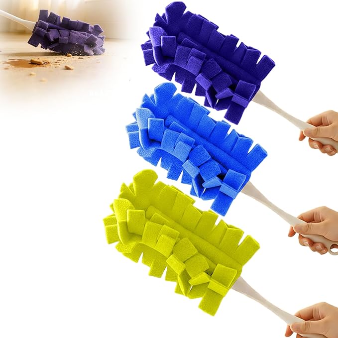 Duster Refills, Reusable Duster Refills, 360 Heavy Duty Duster Refill Pads, Washable Dusters Refill for Home, Blinds, Car, Pet, Furniture, Fans (3PC)