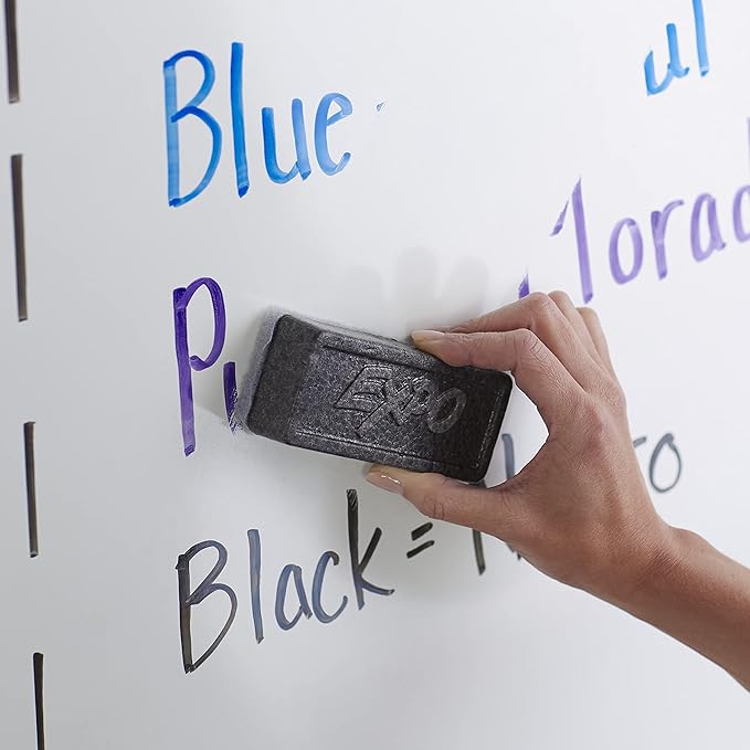 EXPO Dry Erase Soft Pile Block Whiteboard Eraser, 5-1/8 in. x 1-1/2 in. - Whiteboard, Calendar, Organization, Essential Supplies for Office, School, Classroom, Teachers