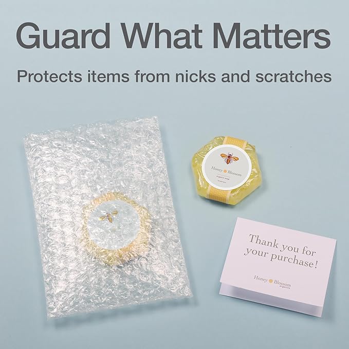 Quality Park Clear Bubble Pouches, Cushioned Packing and Shipping Bags, Great for Storage or Mailing, Reusable, 4"x 6", 200/box (QUA85921)