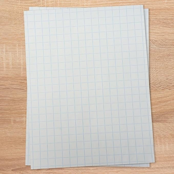 School Smart Graph Paper, 1/2 Inch Rule, 9 x 12 Inches, White, Pack of 500
