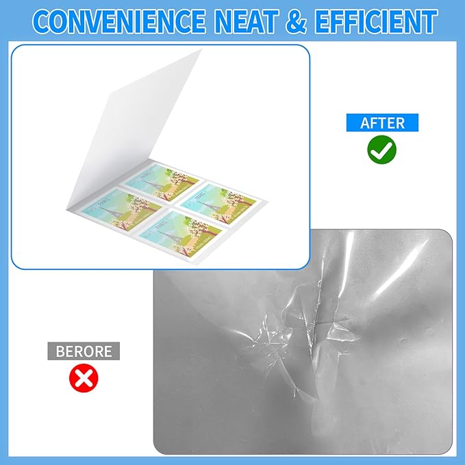 Laminator Carrier Sleeve Thermal Laminating Carrier Sheets with All Brand Laminating Pouch (5, Legal Size)