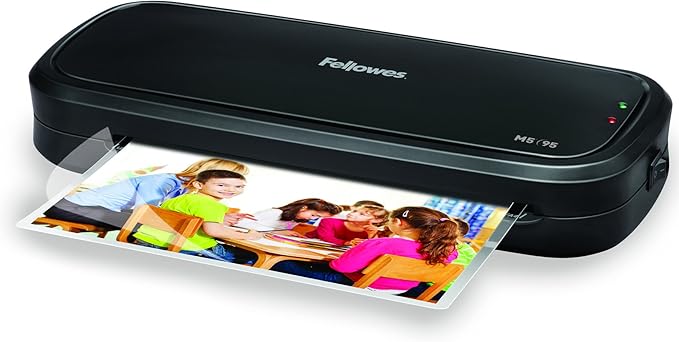 Fellowes M5-95 Laminator with Pouch Starter Kit (M5-95)