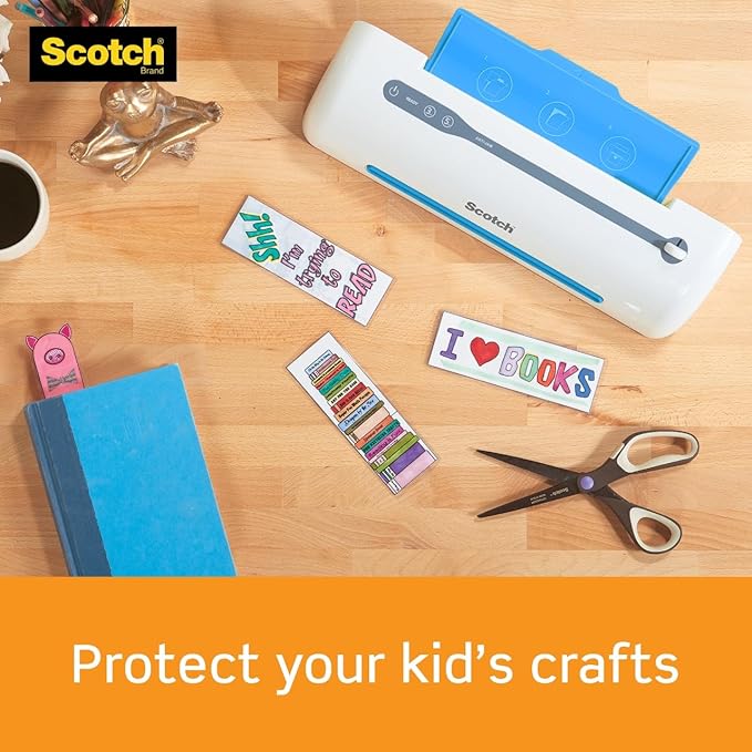 Scotch Self-Sealing Laminating Pouches, 2 in x 3.5 in Business Card Size, Great for Gift Tags, 25-Pack (Pack of 12)