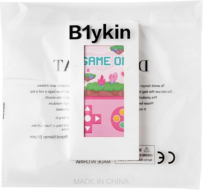 B1ykin Cute Sticky Notes Set - Level Up Video Game Shaped Self-Stick Notes Pad, 550 Sheets Writing Memo Pages Sticky Notepad for Teacher Appreciation Gifts, School Office Supplies (Pink Video Game)