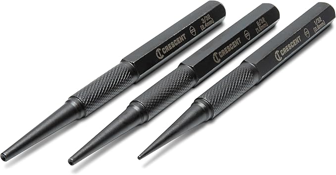 Crescent 3 Piece Set, 5" Steel Punch - CNPS12332S