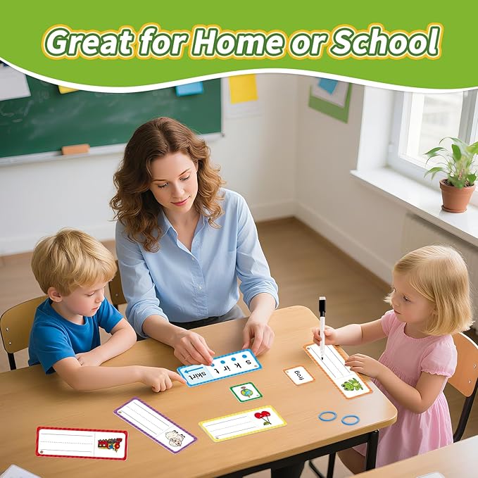 Phonics Games Flash Cards for Kids, Sight Word Spelling Games, Digraphs and Blends flashcards, Speech Therapy Toys for Toddlers, Learn to Read, Preschool Kindergarten Learning Activities