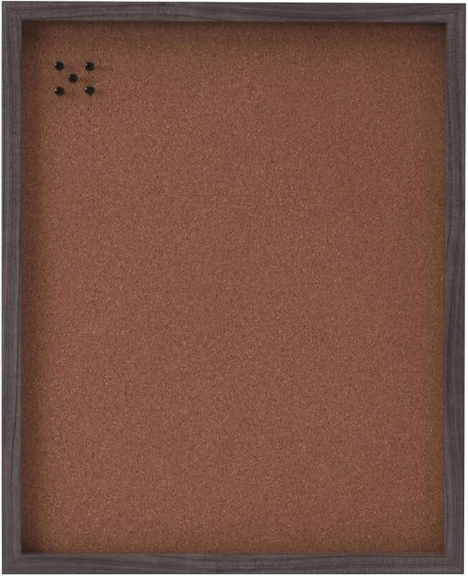 Mikasa Office Boards with Gray Border, Cork, White Board and Calendar White Board, 16.93x1.57x21.06 Inch, Set of 3