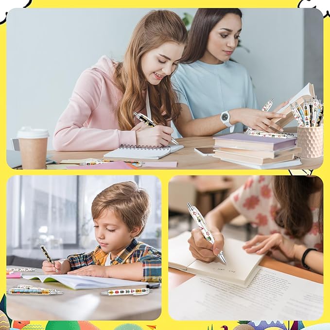 10 PCS School Bus Pens Bulk, Bus Driver Appreciation Gifts Pens Accessories Teachers Pen Thank You Work Ballpoint Pens Thanksgiving Christmas Gifts for Men Women Office Supplies (Bus Driver)