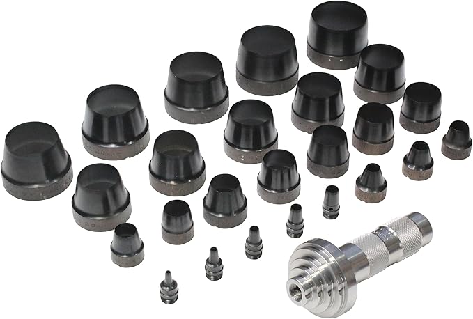 Mayhew Tools 66002 Hollow Punch, 27-Piece Set, Black