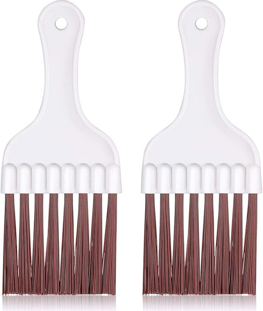 2 Pcs Air Conditioner Condenser Fin Brush Ac Coil Cleaner Brush for Refrigerator Coil(2)