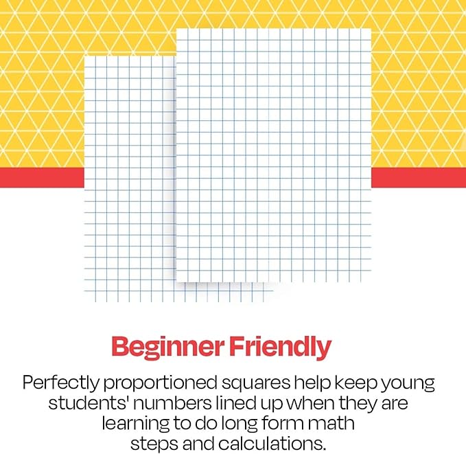 School Smart Graph Paper, 1/4 Inch Rule, 9 x 12 Inches, White, Pack of 500