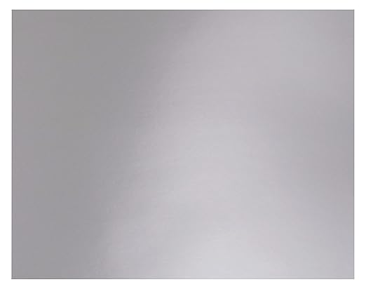 Pacon 5499-1 Poster Board, 22" x 28" Size, Metallic Silver/White (Pack of 25)