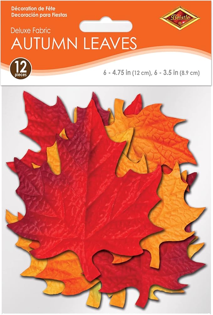 Deluxe Fabric Autumn Leaves Cutouts