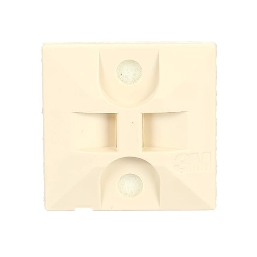 3M Cable Tie Mounting Base CTB1X1BGA-C, 2-way Adhesive Mount