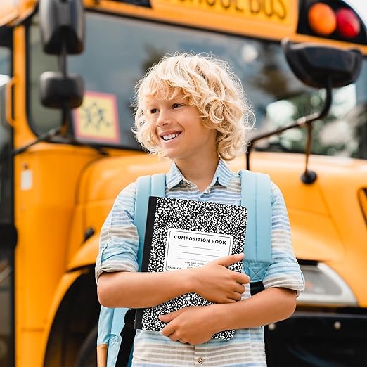 Middle and High School Supplies Kit for Boys, Girls | Home, School Classroom Must Haves Essentials Kit for 5th - 12th Grade Includes Notebooks, Folder, Pencils, Earbuds, Notepad, Binder