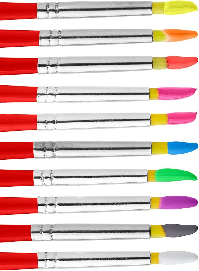 Cra-Z-Art POP! Neon Washable Tempera Paint For Kids Bulk Pack 10ct, Assorted Fluorescent Colors Tempera Paint Set 8oz each bottle, Back To School Teachers Supplies