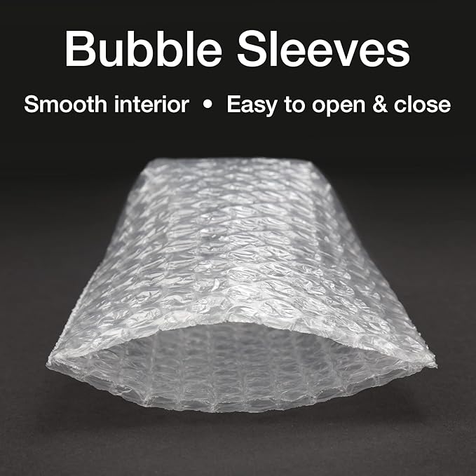 Quality Park Clear Bubble Pouches, Cushioned Packing and Shipping Bags, Great for Storage or Mailing, Reusable, 4"x 6", 200/box (QUA85921)