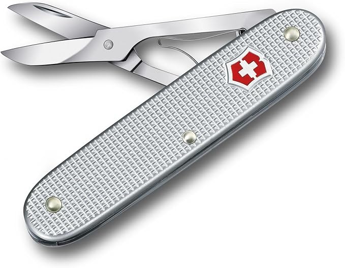 Victorinox Companion X Alox Pocket Tool with Precision Scissors, Single Function Tool, Compact, Lightweight, Swiss Made - Silver